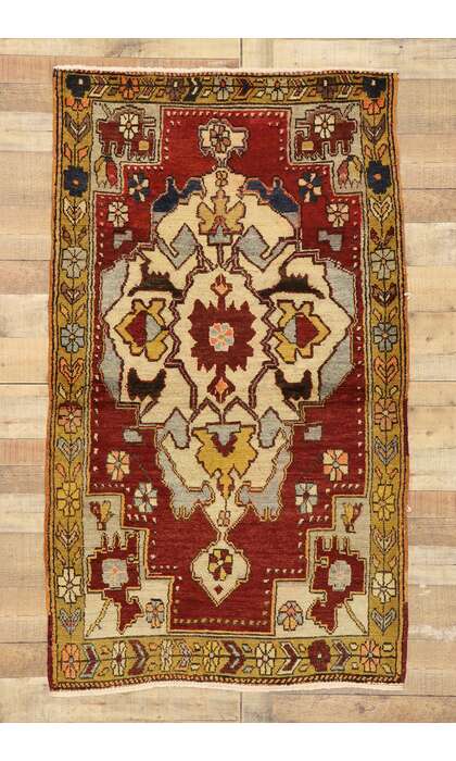 4 x 6 Vintage Oushak Rug 50241