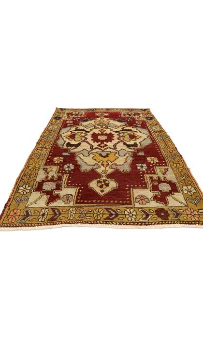 4 x 6 Vintage Oushak Rug 50241