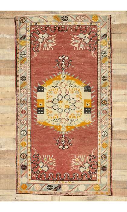 3 x 6 Vintage Oushak Rug 50338