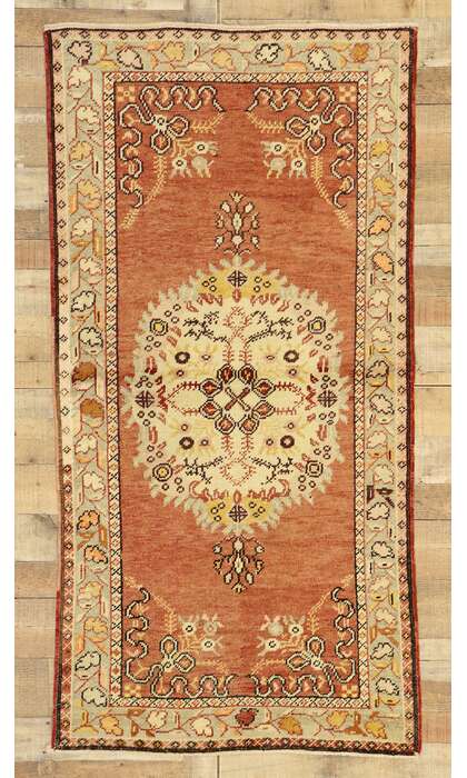 3 x 6 Vintage Oushak Rug 50655