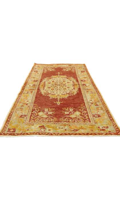 3 x 6 Vintage Turkish Oushak Rug 50998