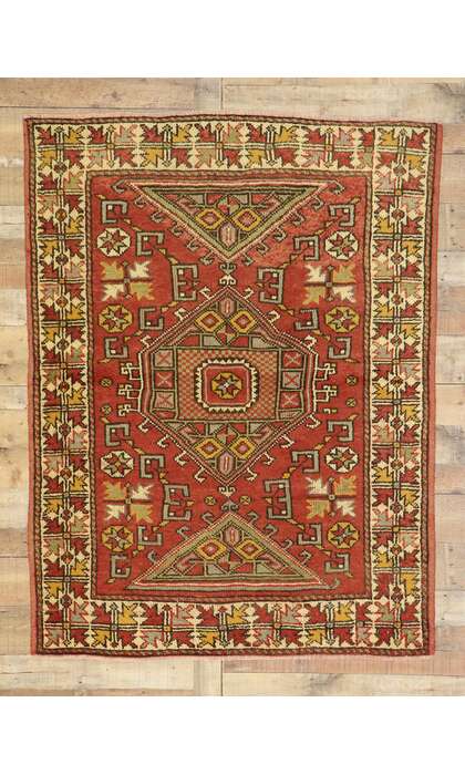 5 x 6 Vintage Oushak Rug 51080