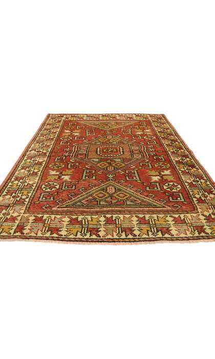 5 x 6 Vintage Oushak Rug 51080