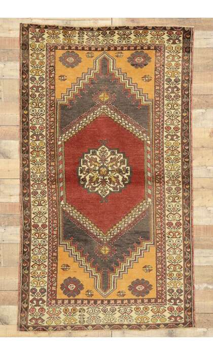 4 x 7 Vintage Oushak Rug 51391