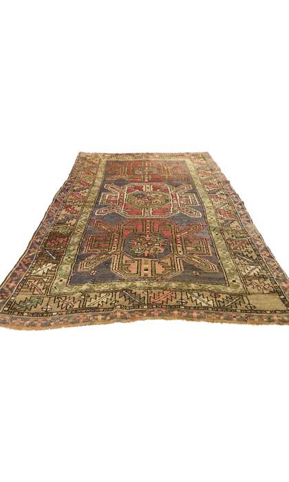 4 x 6 Vintage Oushak Rug 513924 x 6 Vintage Oushak Rug 51392