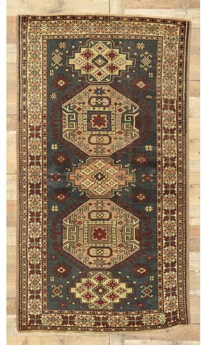 4 x 6 Vintage Oushak Rug 51406