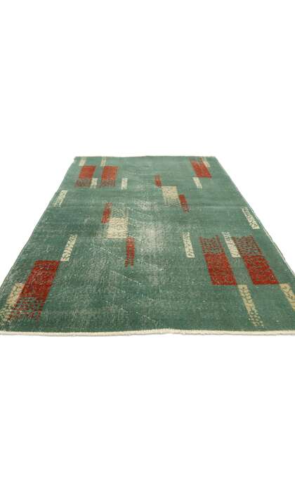 4 x 7 Zeki Muren Vintage Turkish Sivas Rug 51582