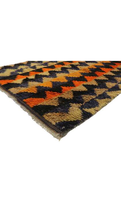 4 x 6 Vintage Turkish Tulu Rug 52712