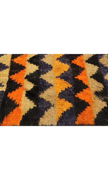 4 x 6 Vintage Turkish Tulu Rug 52712