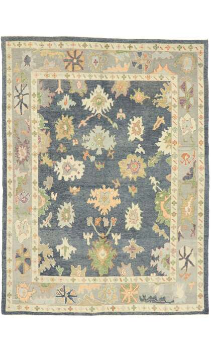 9 x 12 Colorful Oushak Rug 52862