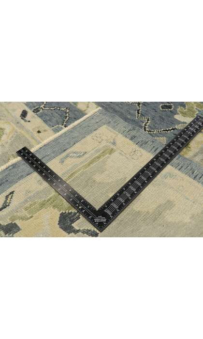 9 x 13 Contemporary Turkish Oushak Rug 52876