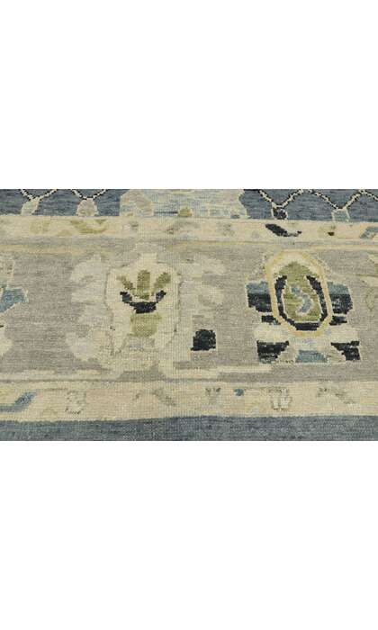 9 x 13 Contemporary Turkish Oushak Rug 52876