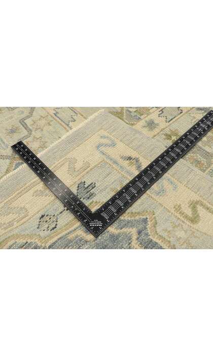 9 x 13 Contemporary Turkish Oushak Rug 52892