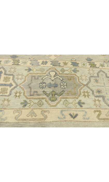 9 x 13 Contemporary Turkish Oushak Rug 52892