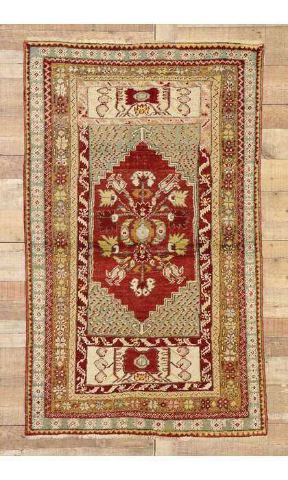 3 x 6 Vintage Oushak Rug 73644