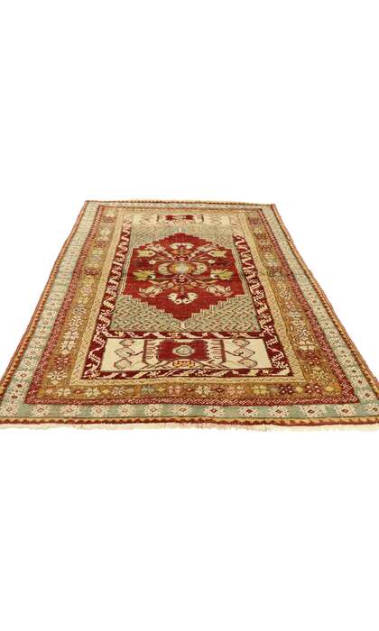3 x 6 Vintage Oushak Rug 73644