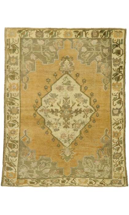 5 x 6 Vintage Oushak Rug 73772
