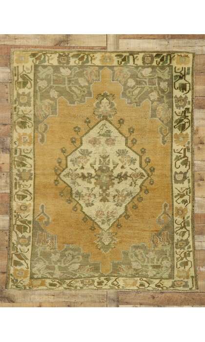 5 x 6 Vintage Oushak Rug 73772
