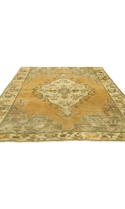 5 x 6 Vintage Oushak Rug 73772