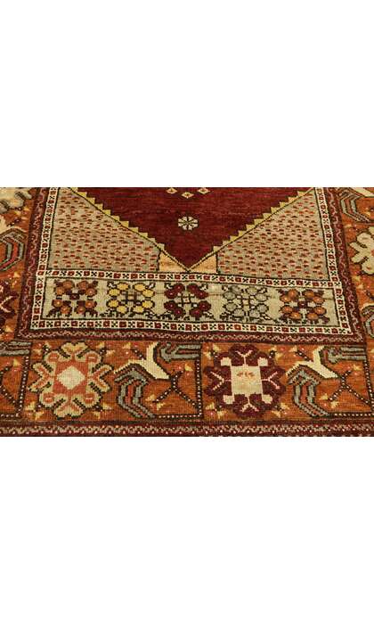 4 x 6 Vintage Turkish Oushak Rug 73844