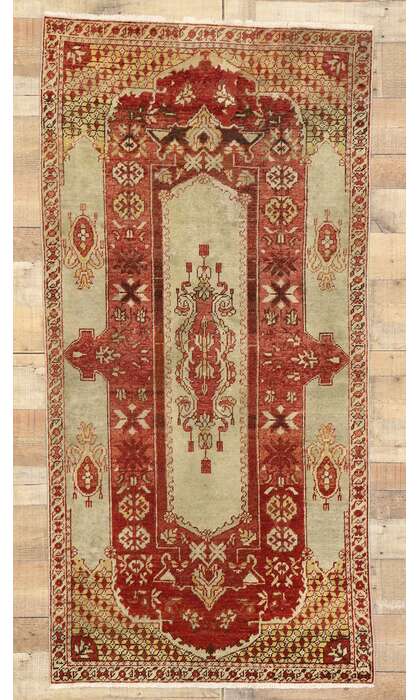 3 x 6 Antique Oushak Rug 74047