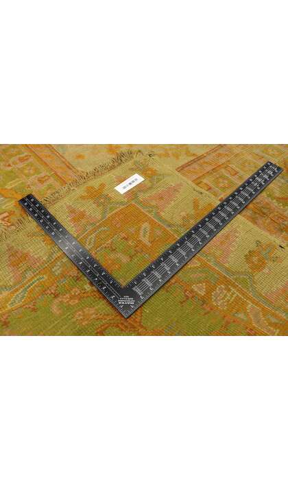 11 x 10 Antique Turkish Oushak Rug 76764