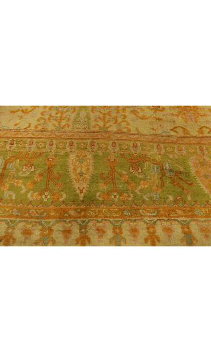 11 x 10 Antique Turkish Oushak Rug 76764