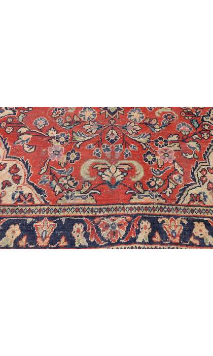 4 x 6 Antique Persian Mahal Rug 76866