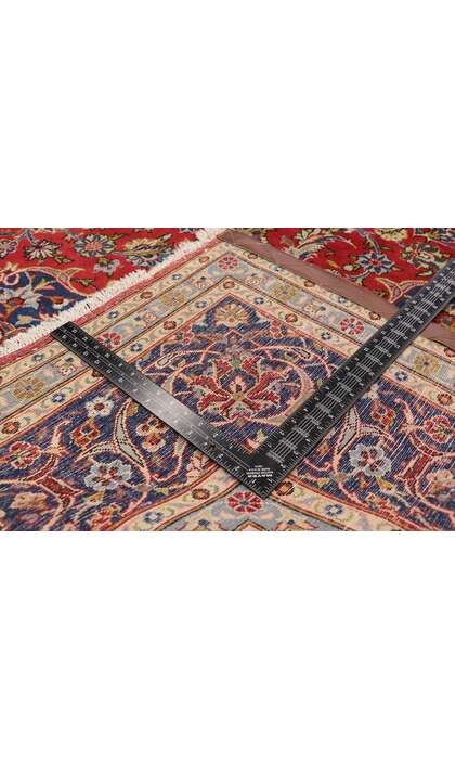 10 x 13 Vintage Persian Kashan Rug 77420
