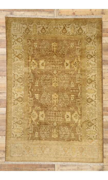 6 x 9 Traditional Indian Rug 77422