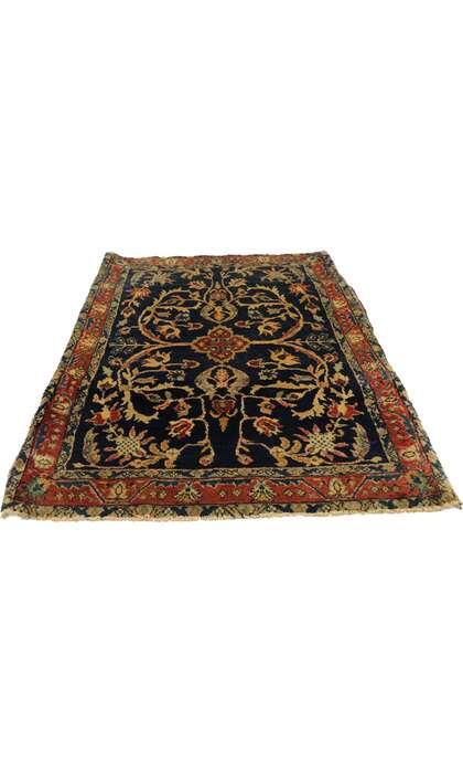 2 x 3 Antique Persian Sarouk Mohajeran 77424