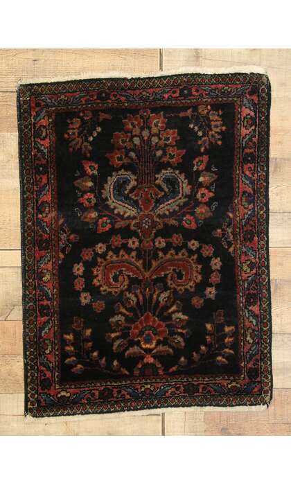 2 x 3 Antique Persian Sarouk Mohajeran 77425