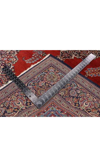 5 x 7 Vintage Kashan Rug 77427