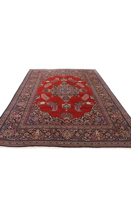 5 x 7 Vintage Kashan Rug 77427