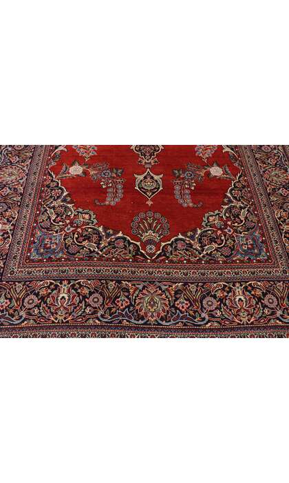 5 x 7 Vintage Kashan Rug 77427