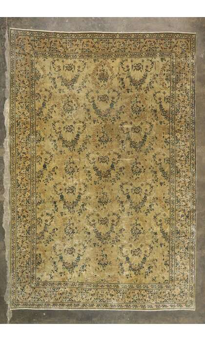 13 x 19 Antique Indian Rug 7743113 x 19 Antique Indian Rug 77431