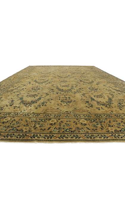 13 x 19 Antique Indian Rug 77431