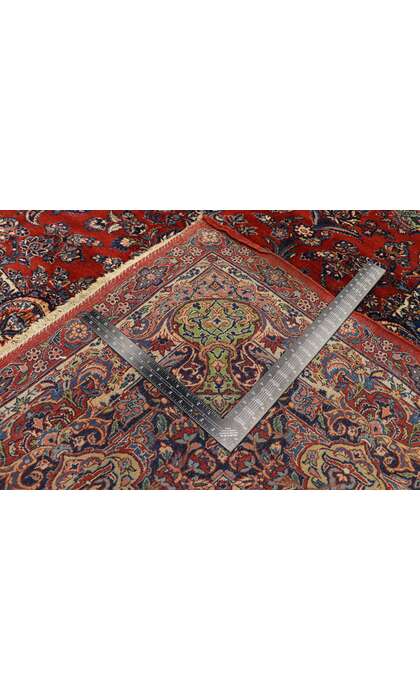11 x 21 Late 19th Century Antique Persian Qazvin Rug 77432