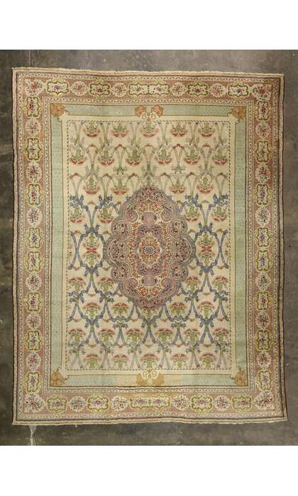 15 x 19 Antique Turkish Hereke Rug 77433