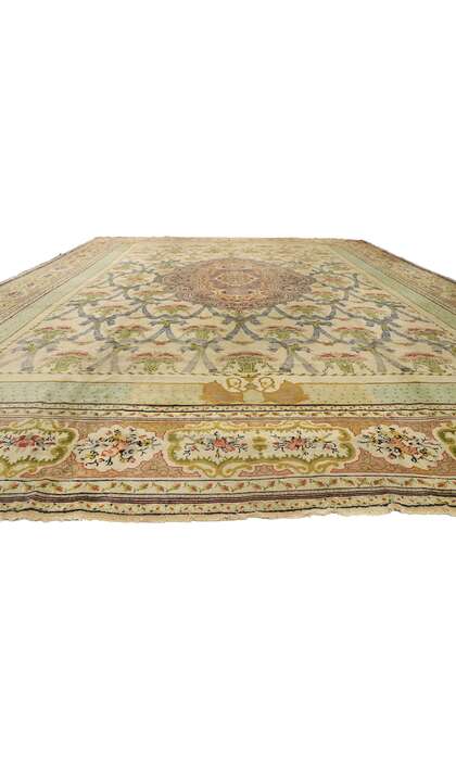 15 x 19 Antique Turkish Hereke Rug 77433