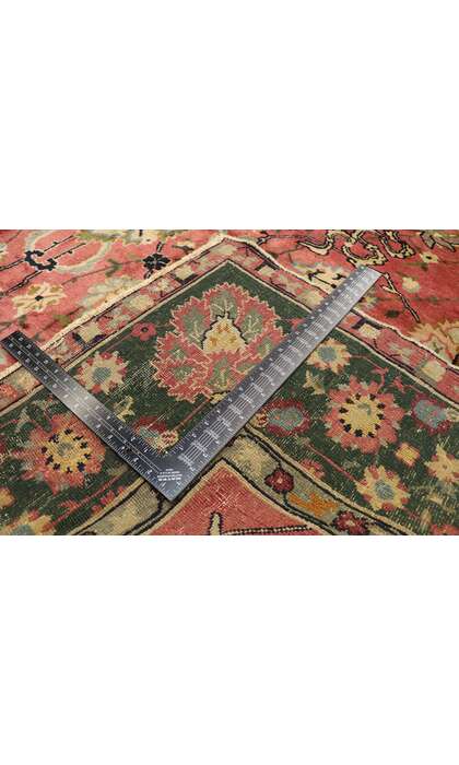 14 x 29 Antique Chinese Tabriz Rug 77435