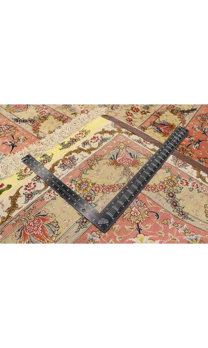 17 x 27 Vintage Persian Shirfar Tabriz Rug 77436