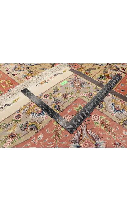 16 x 27 Vintage Persian Shirfar Tabriz Rug 77437