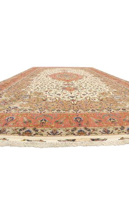 16 x 27 Vintage Persian Shirfar Tabriz Rug 77437