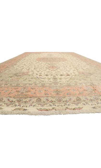 16 x 26 Vintage Persian Tabriz Rug 77438