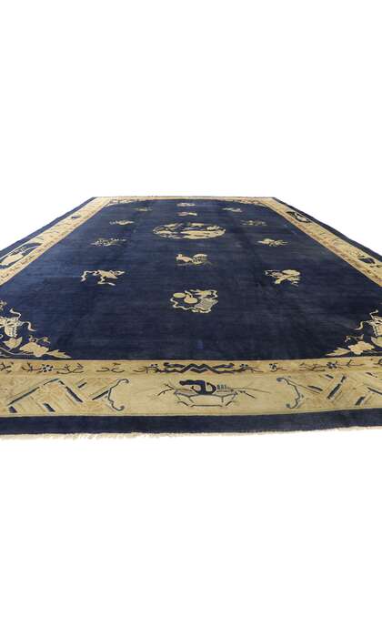 12 x 19 Antique Chinese Peking Rug 77439