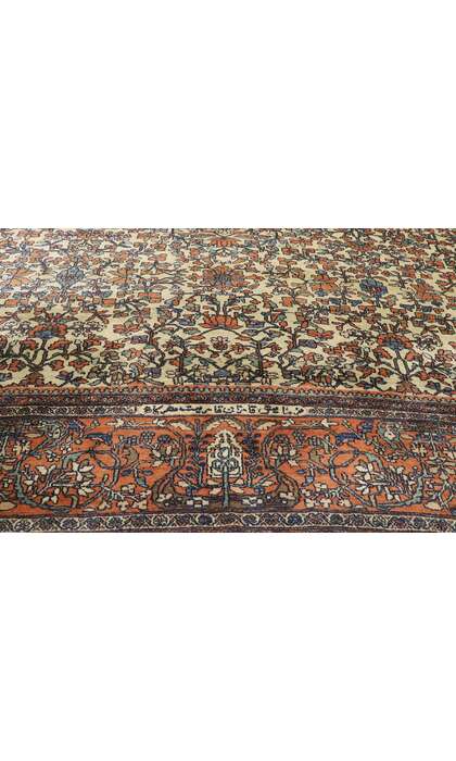 11 x 27 Antique Persian Sarouk Farahan Rug 77440