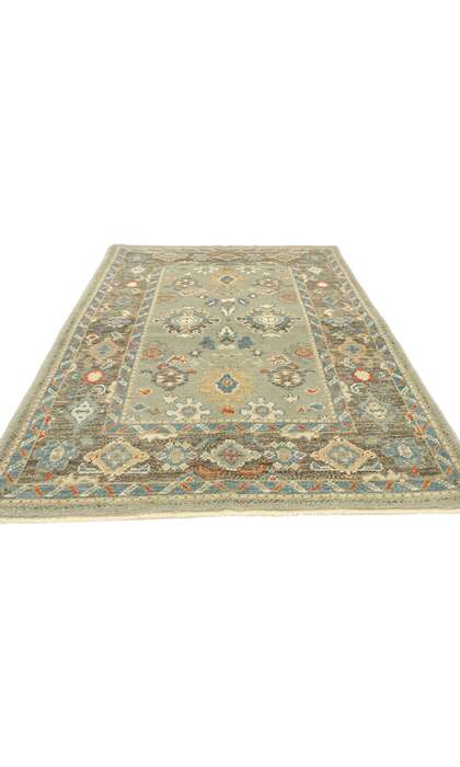 4 x 6 Contemporary Turkish Oushak Rug 52886