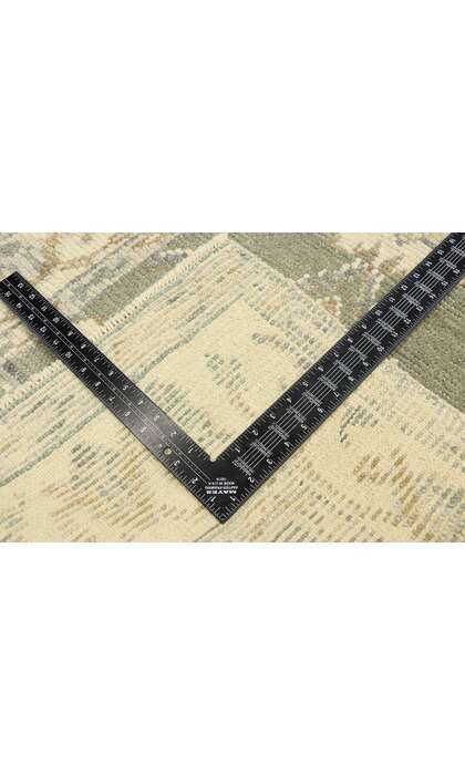 3 x 13 Earth-Tone Turkish Oushak Rug Runner 52893