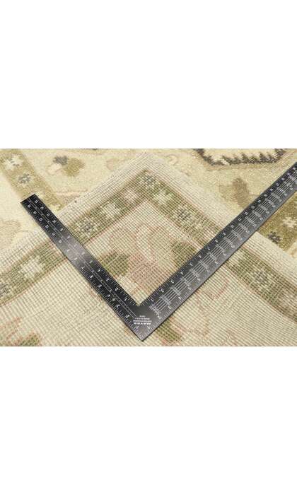 9 x 12 Earth-Tone Turkish Oushak Rug 52924